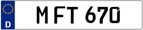 Truck License Plate